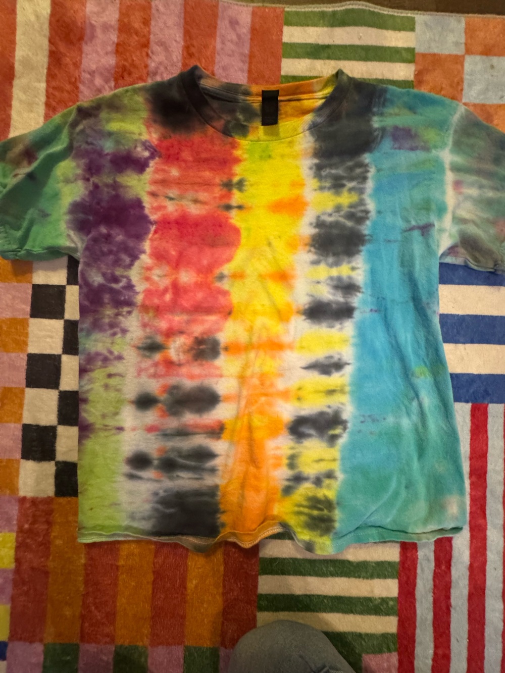 Gildan Tie-Dye Wall Textile in Yellow, Orange, Red, Blue, Green, Purple, Black
